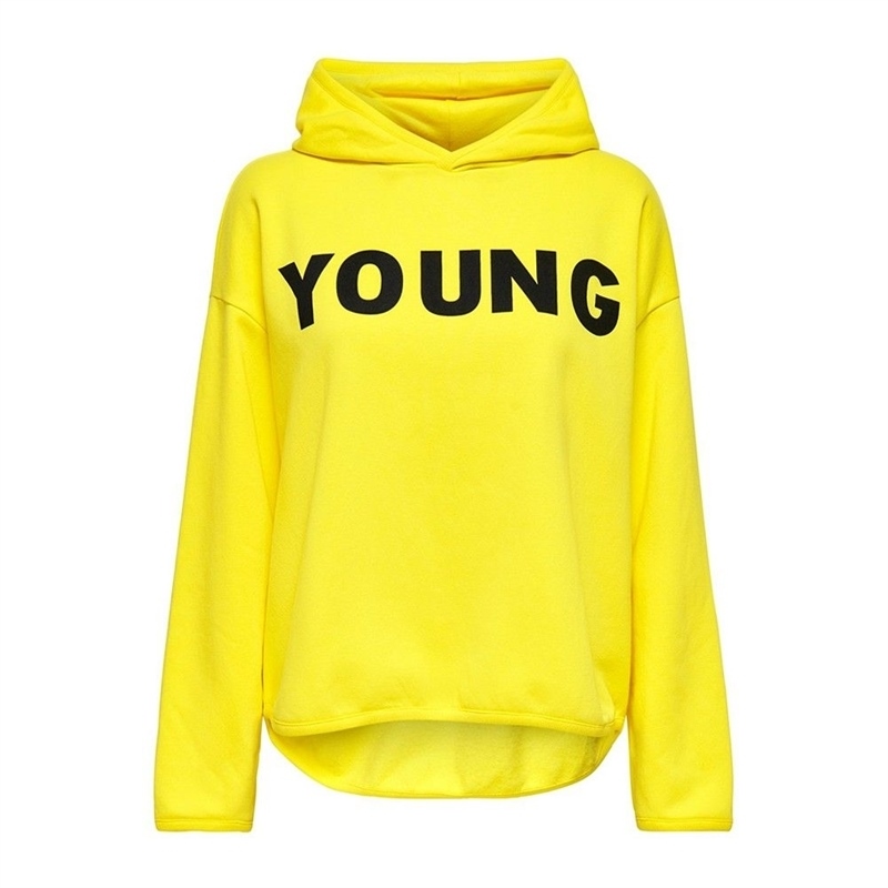 Only Felpa donna con capuccio onlNeo Neon