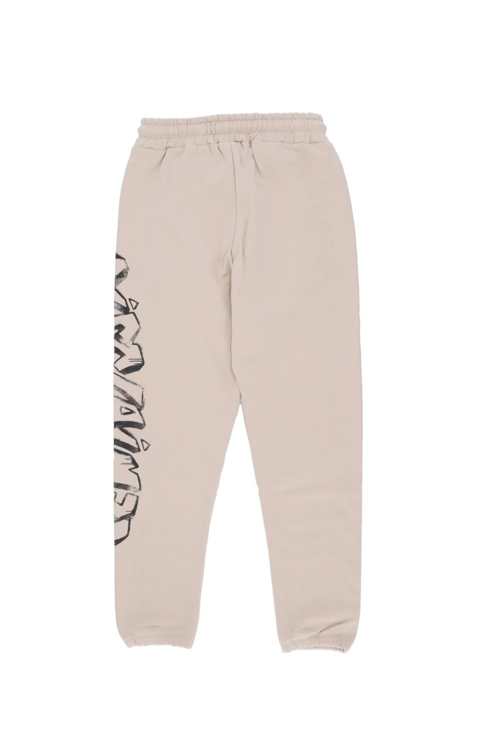 PANTALONE FELPA UOMO DISCLAIMER BEIGE CON LOGO 54205