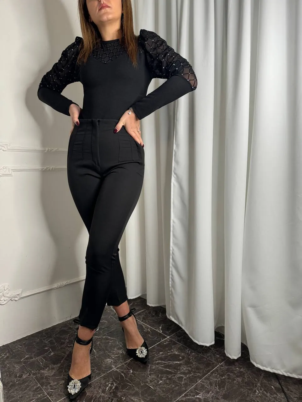 Pantalone Pence Sigaretta Nero