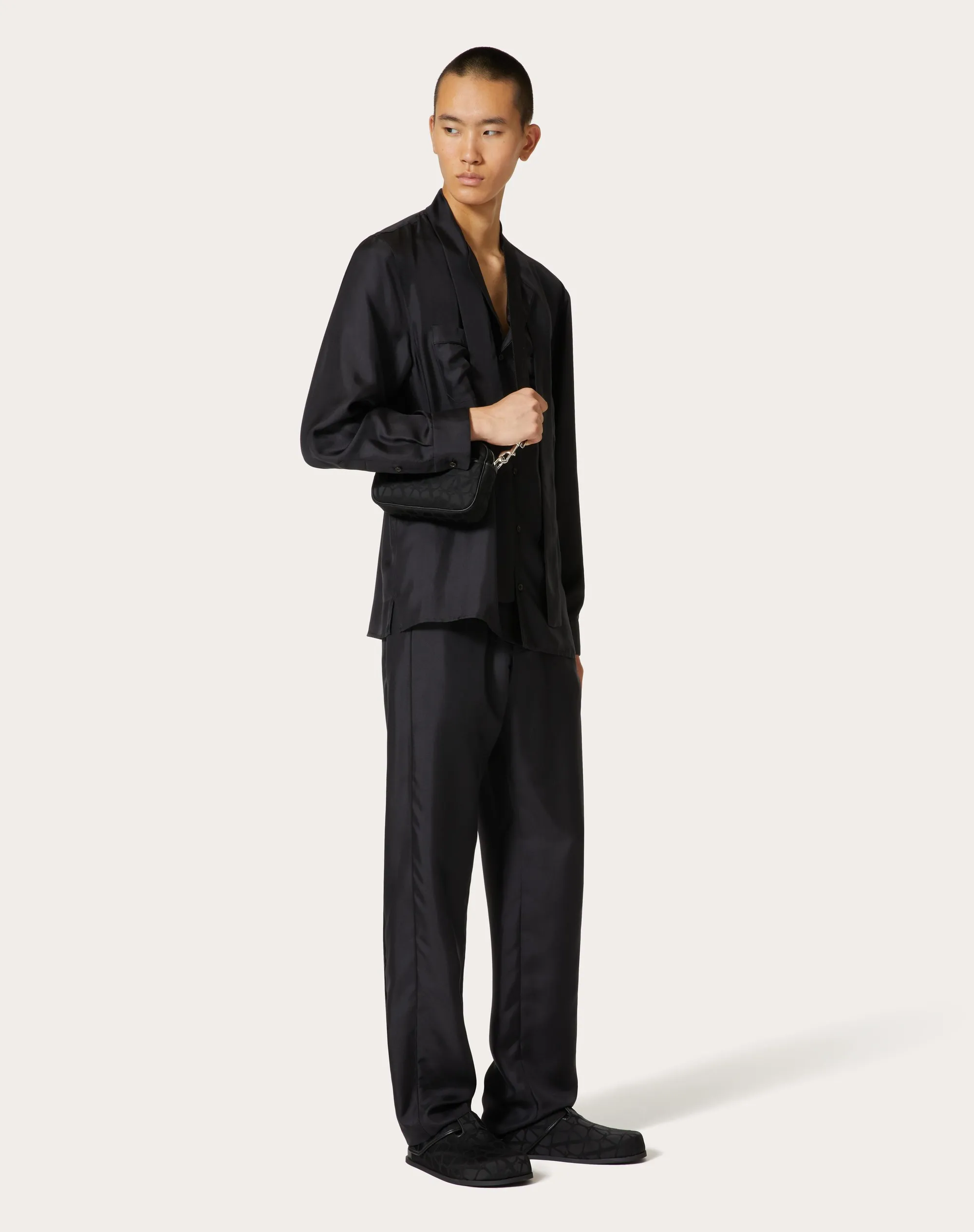 PANTALONE PIGIAMA IN SETA