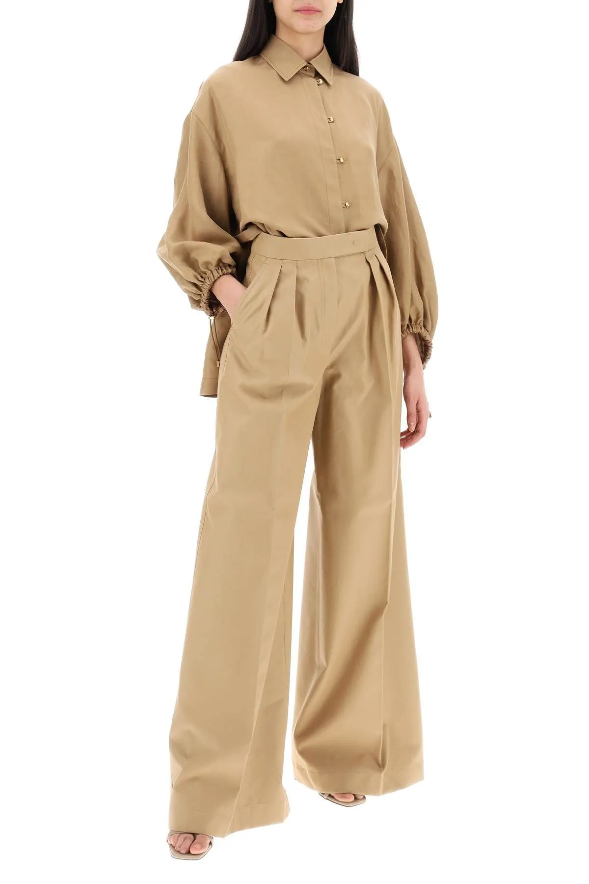 Pantaloni a gamba ampia Corte