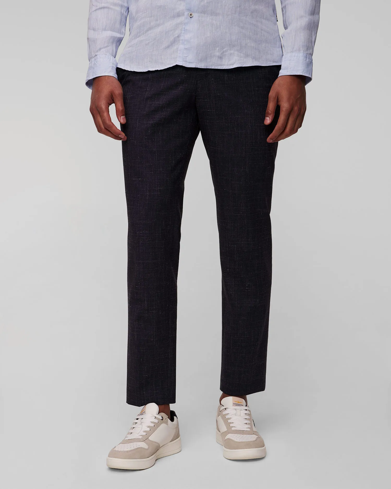 Pantaloni blu scuro da uomo Hugo Boss H-Genius-242 50515088-404