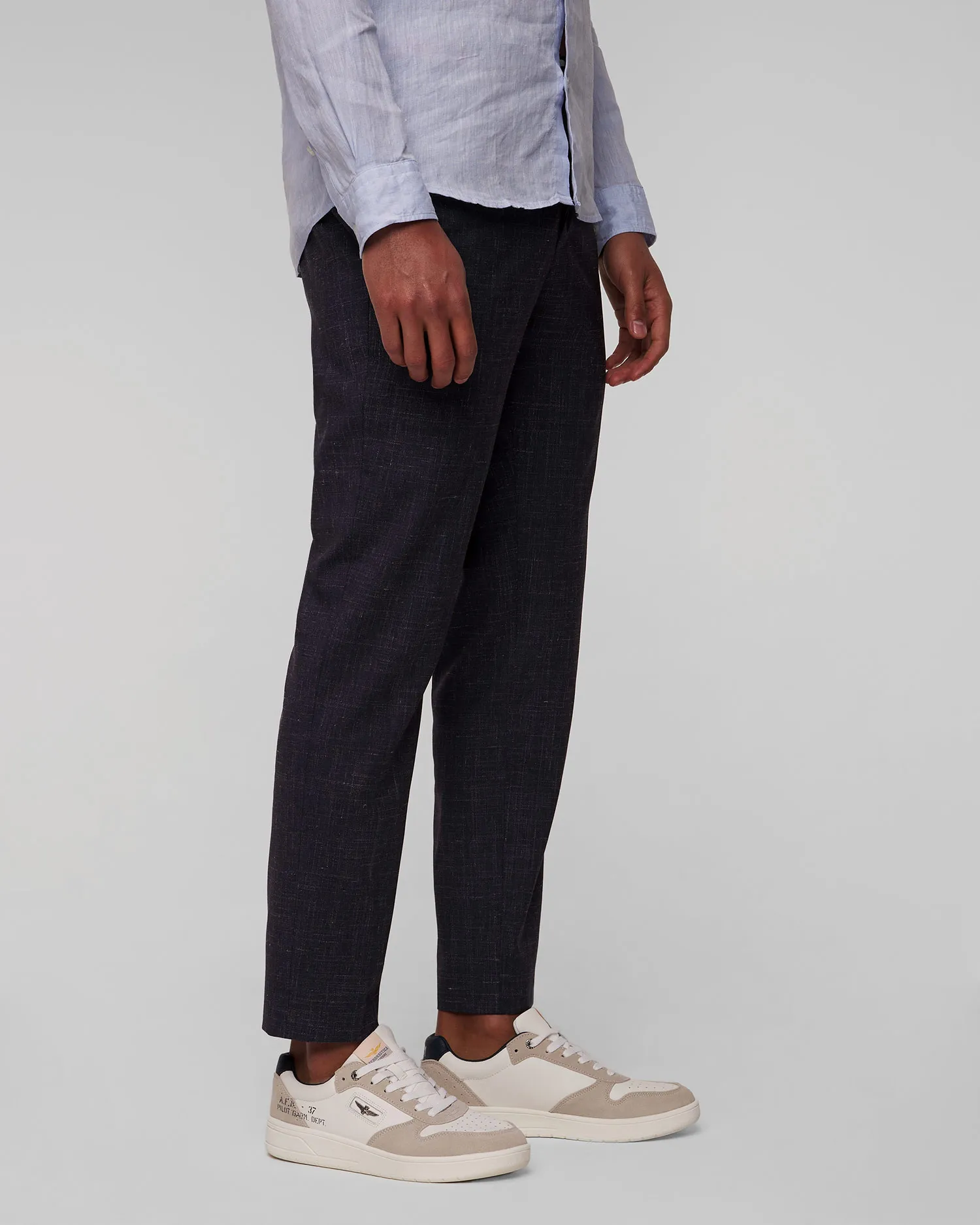 Pantaloni blu scuro da uomo Hugo Boss H-Genius-242 50515088-404