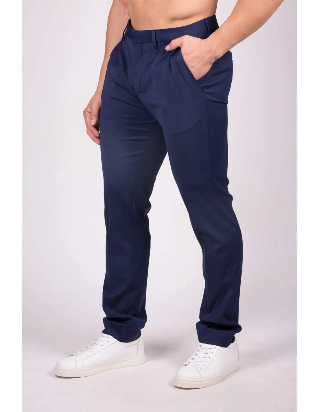 Pantaloni blu uomo Slhslim Mylobill Selected