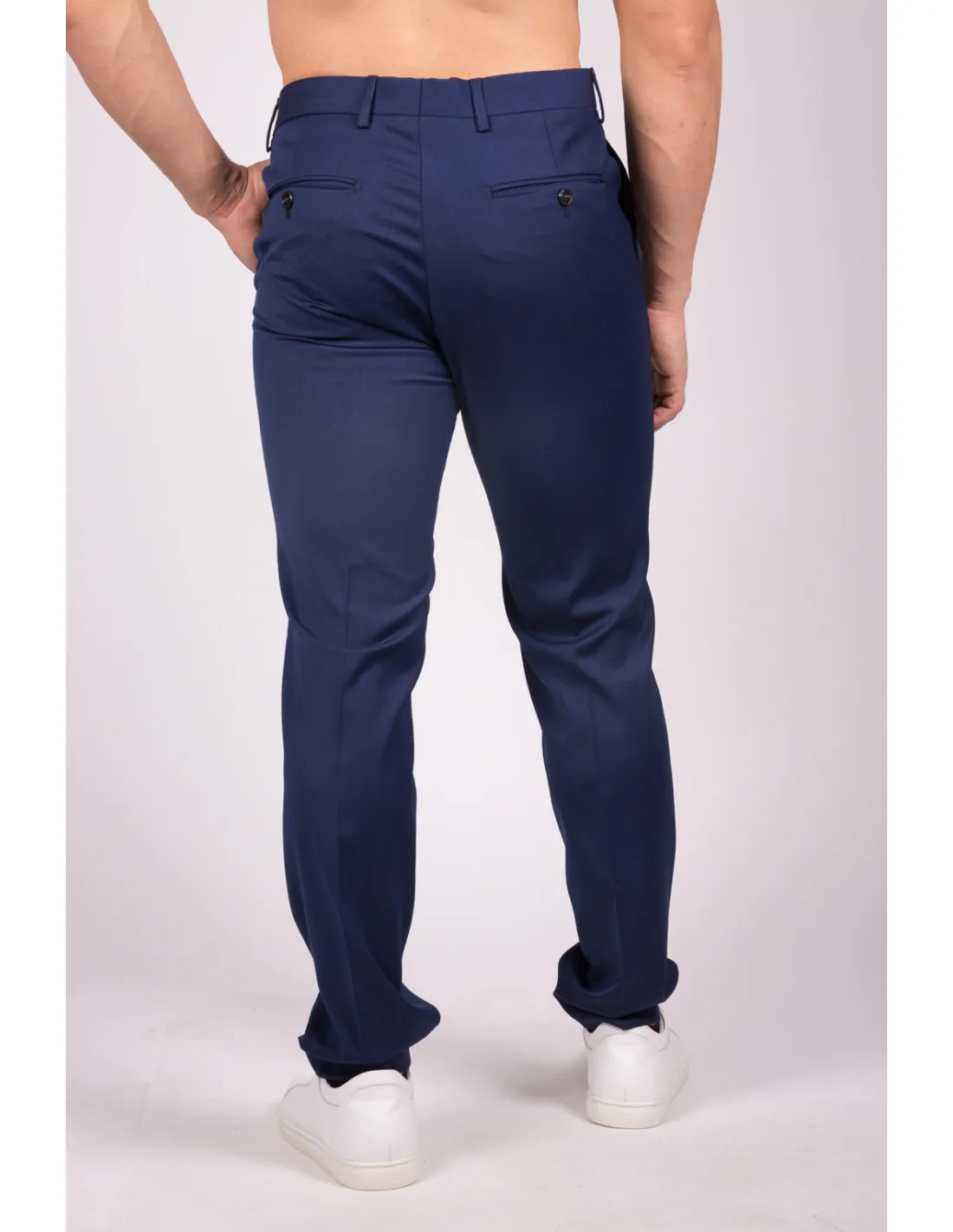 Pantaloni blu uomo Slhslim Mylobill Selected