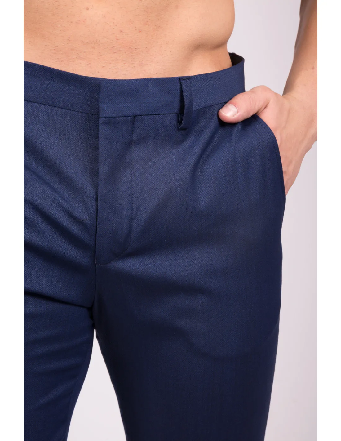 Pantaloni blu uomo Slhslim Mylobill Selected