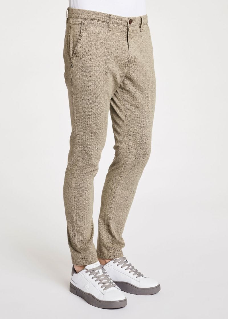 Pantaloni chino in cotone
