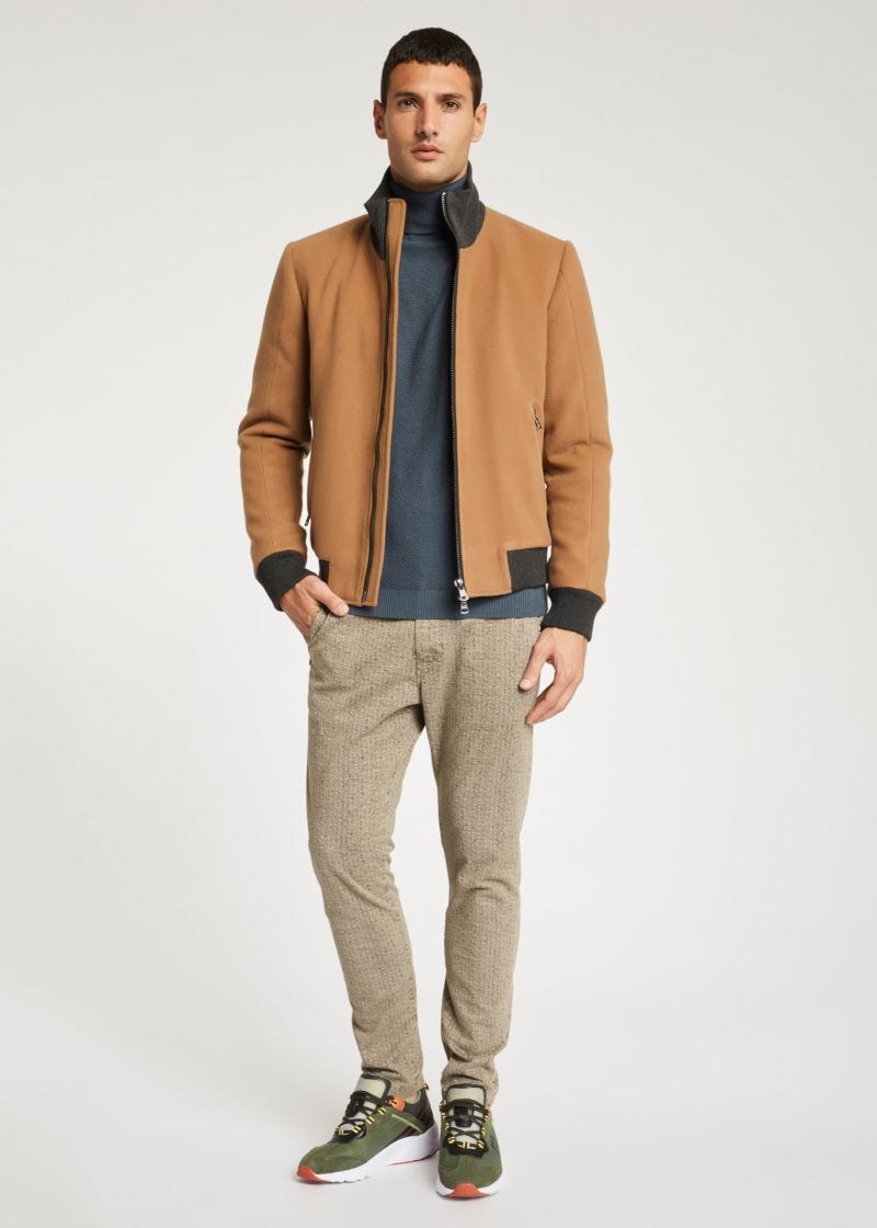 Pantaloni chino in cotone
