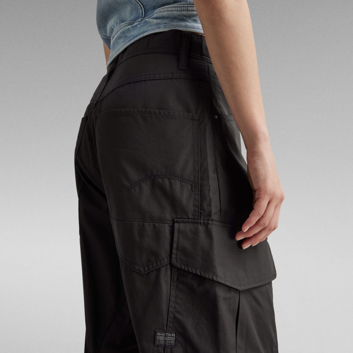 PANTALONI Donna G-STAR D23221 C973 CARGO 3D 6484 BLACK