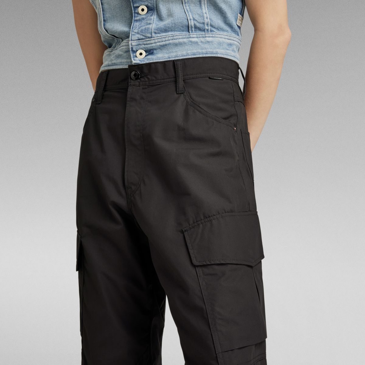 PANTALONI Donna G-STAR D23221 C973 CARGO 3D 6484 BLACK