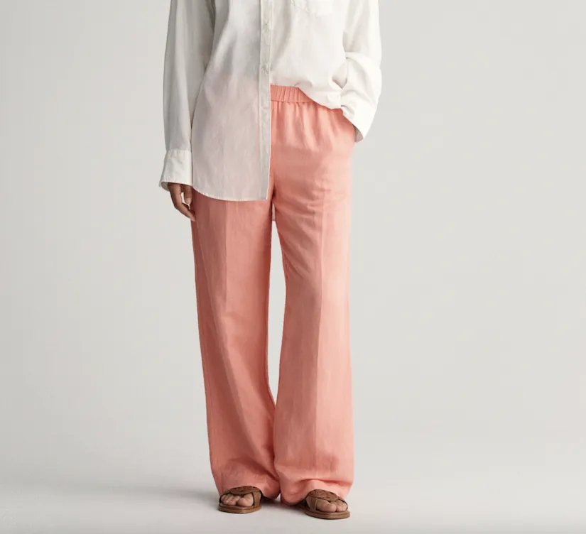 Pantaloni Gant donna in misto lino 4150306-624