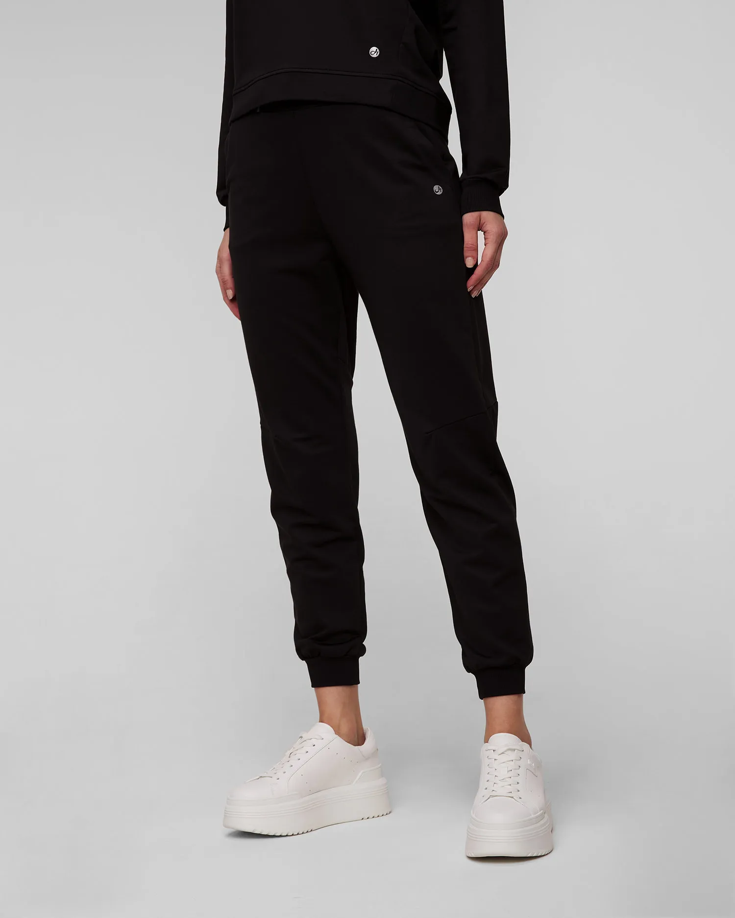 Pantaloni neri da tuta da donna Deha D02636-10009