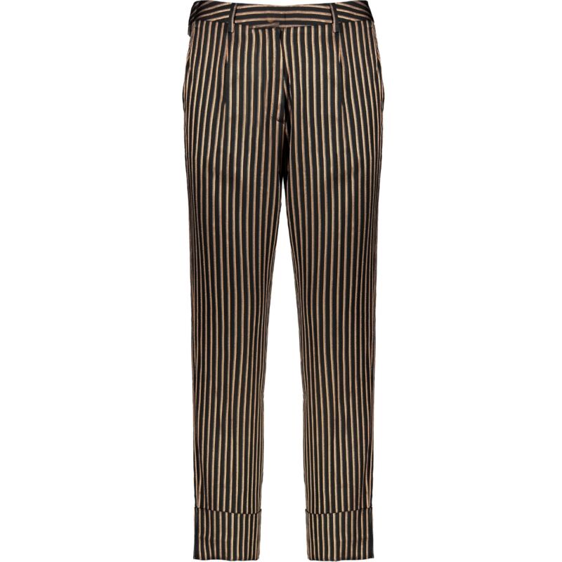 Pantaloni slim a righe