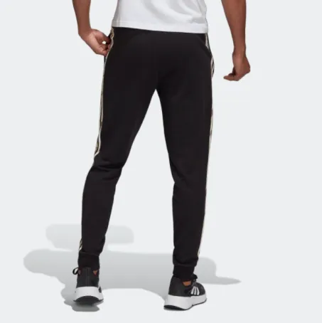 Pantaloni Uomo Essentials French Terry Camo Print HE1871 Nero