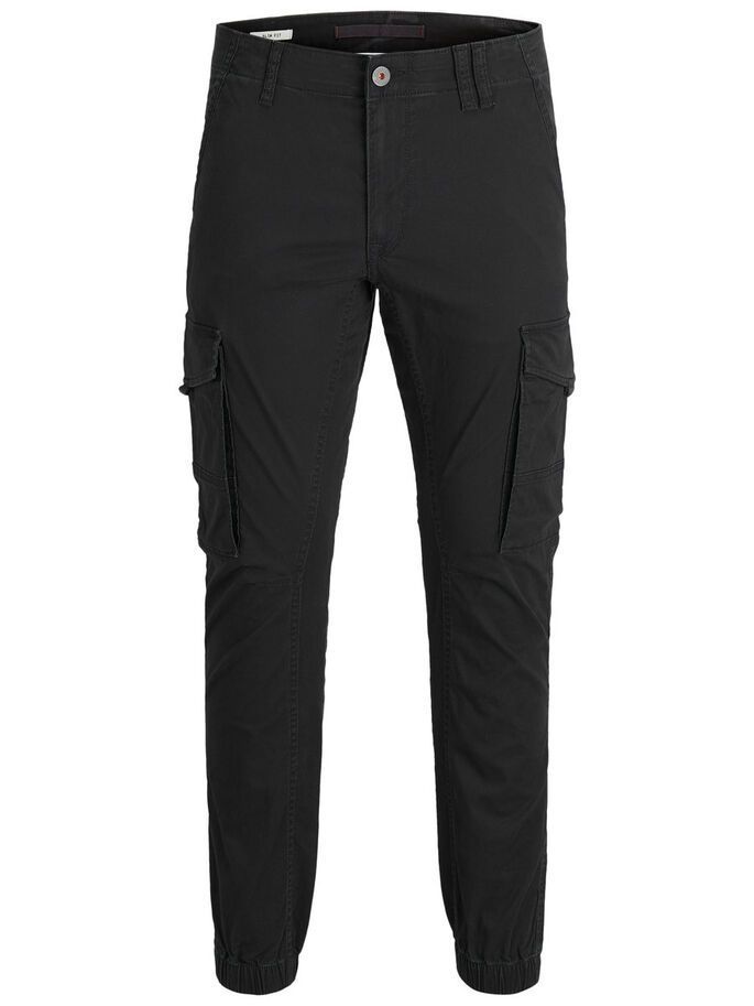 PANTALONI Uomo JACK&JONES 12139912 JJOPAUL JJFLAKE AKM BLACK
