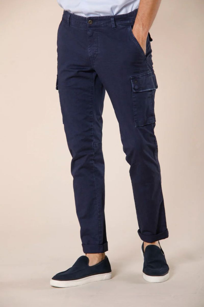 PANTALONI Uomo MASON'S CHILE CBE109/SS - 2PN2A2146 006 BLU NAVY