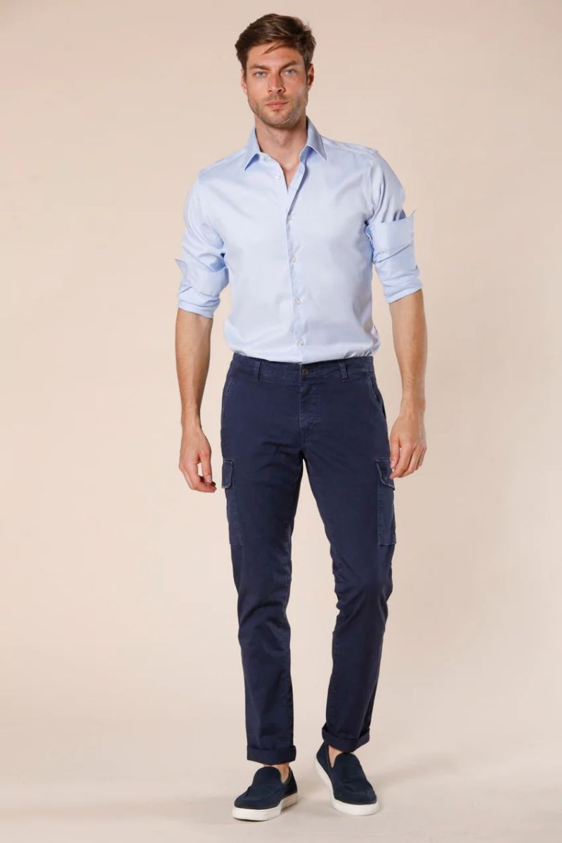 PANTALONI Uomo MASON'S CHILE CBE109/SS - 2PN2A2146 006 BLU NAVY