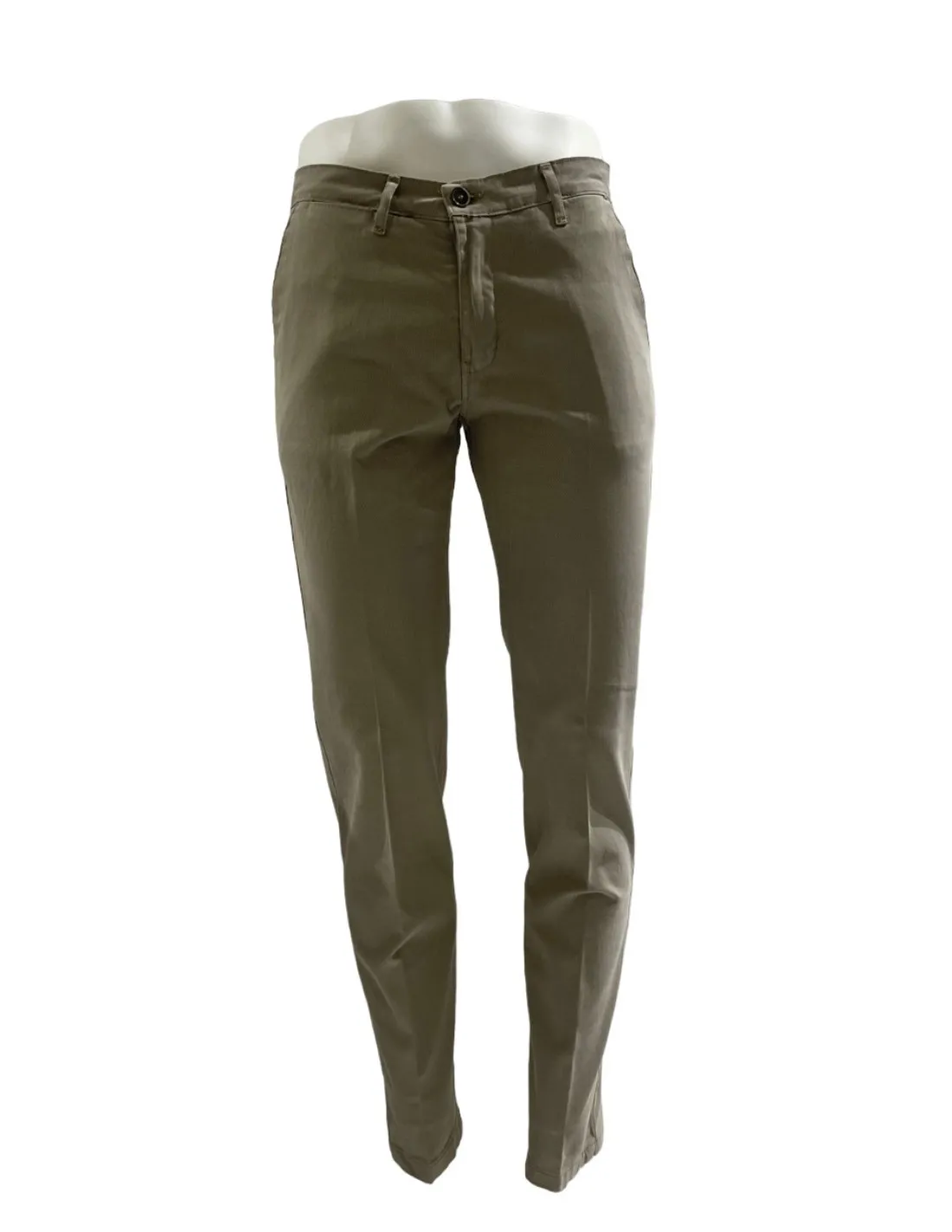 Pantaloni Uomo T. America gabardina Moro