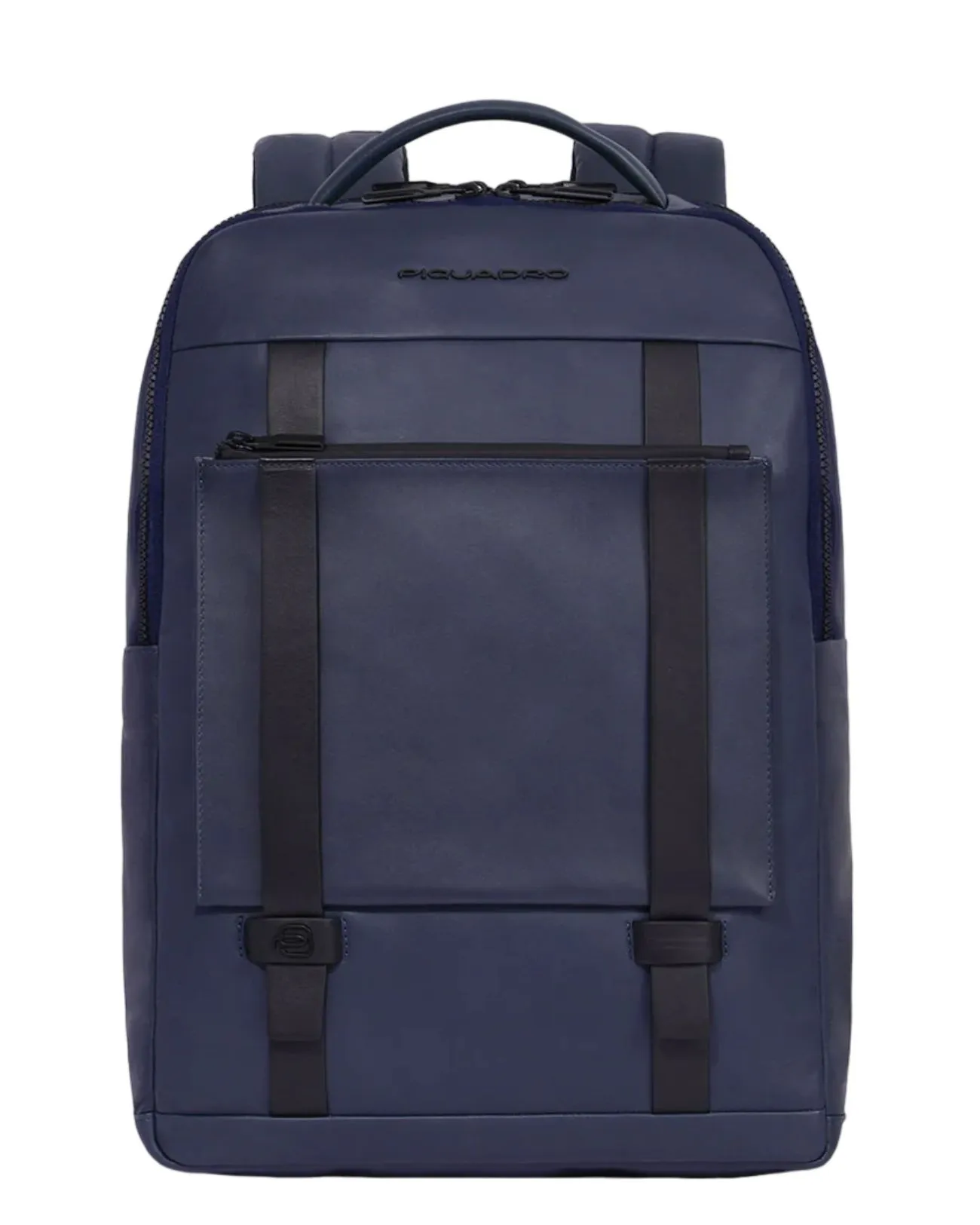 Piquadro - Zaino porta pc 15.6'' in pelle 2 comparti David| Studioarch.com