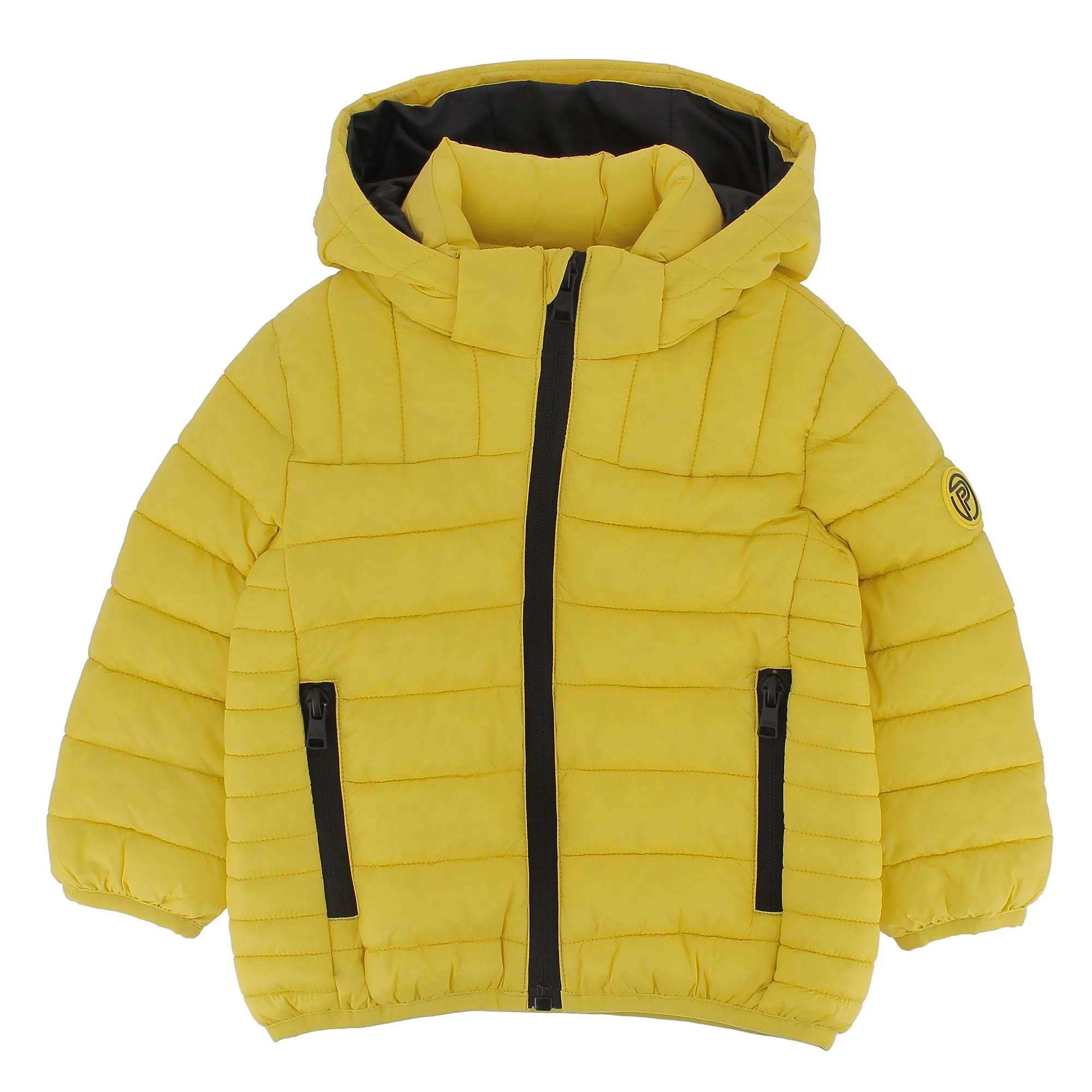 Piumino 100 grammi in nylon da bambino, giallo            