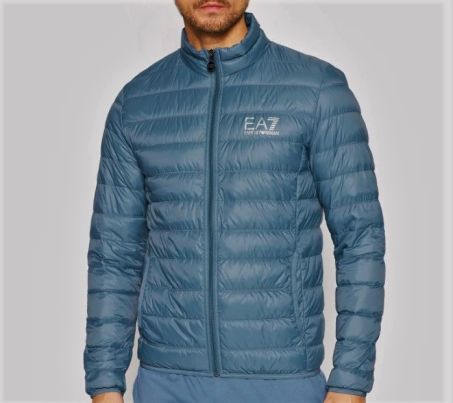 Piumino EA7 Emporio Armani 8NPB01 1538 Azzurro