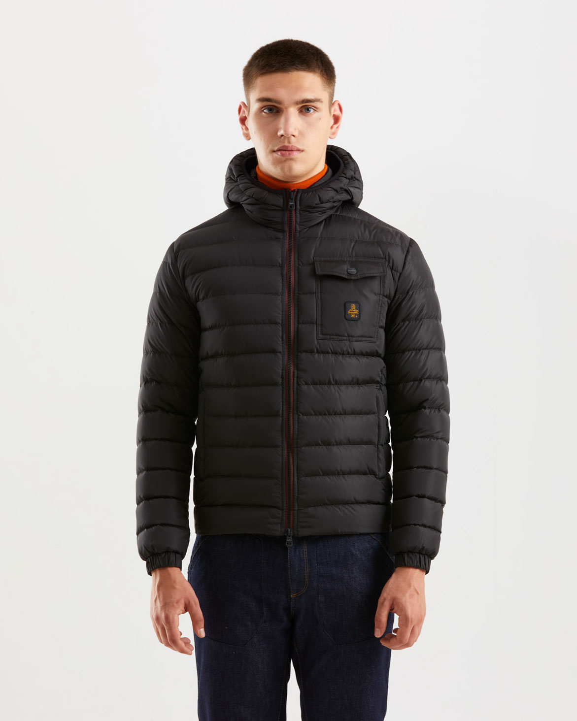Piumino Hunter Jacket verde scuro con cappuccio