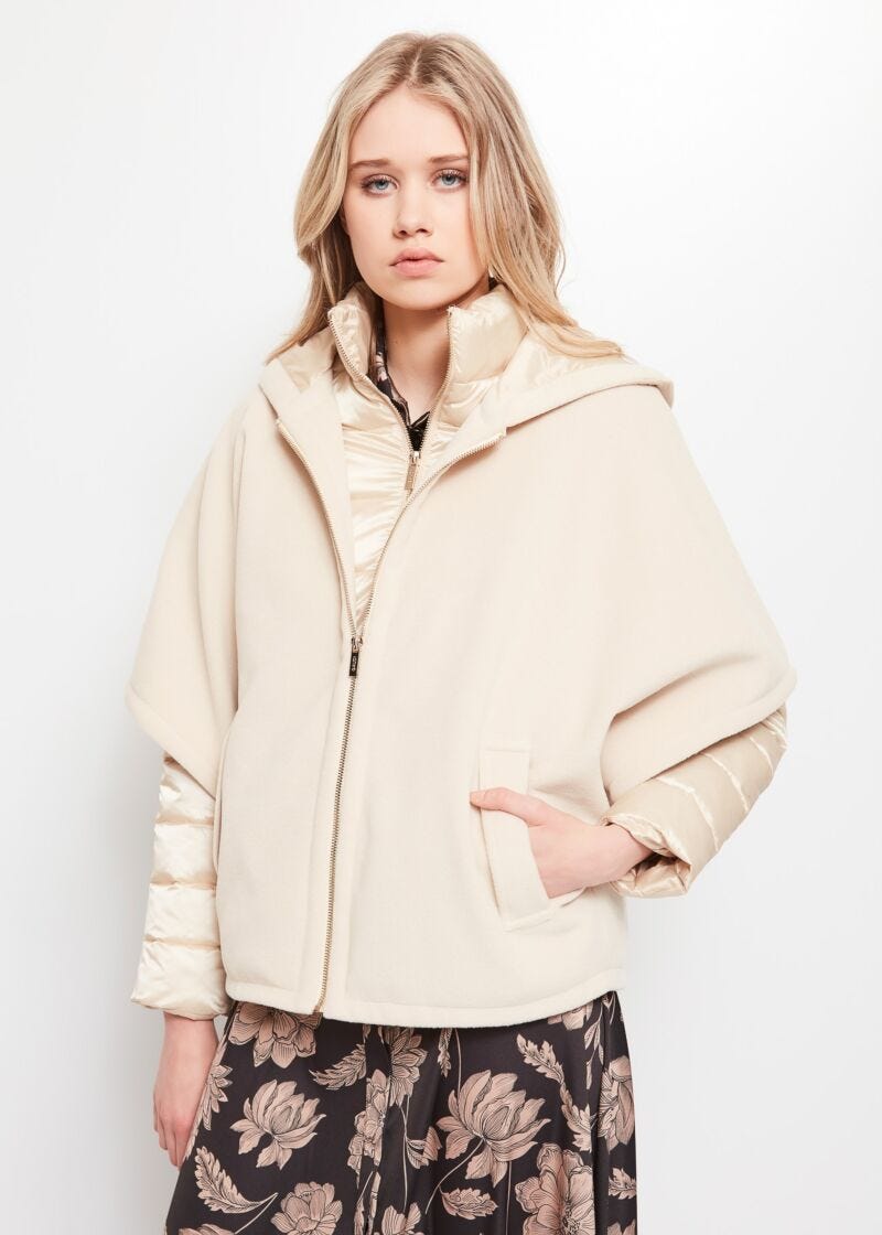Piumino in nylon