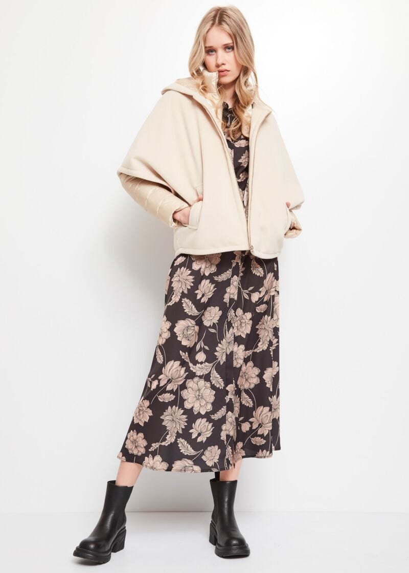 Piumino in nylon