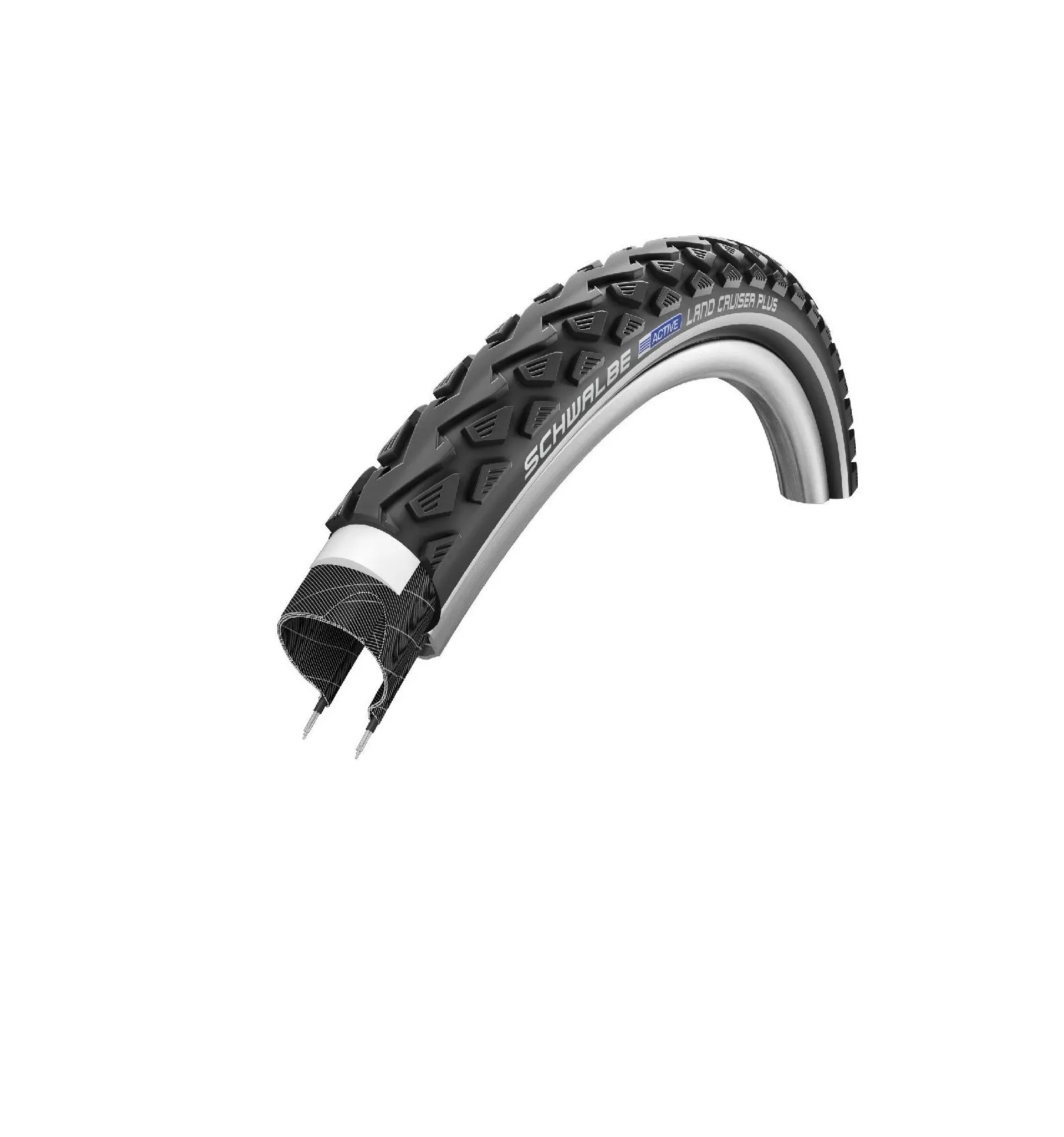 Pneumatico E-Bike Rigido Schwalbe Land Cruiser Plus 28x1.75 Puncture Guard Active Line