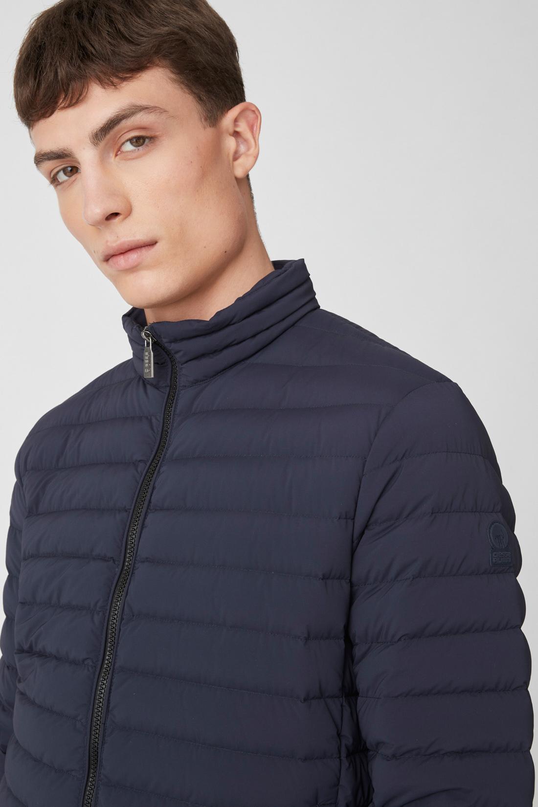 PRINCE – Piumino blu full zip stretch