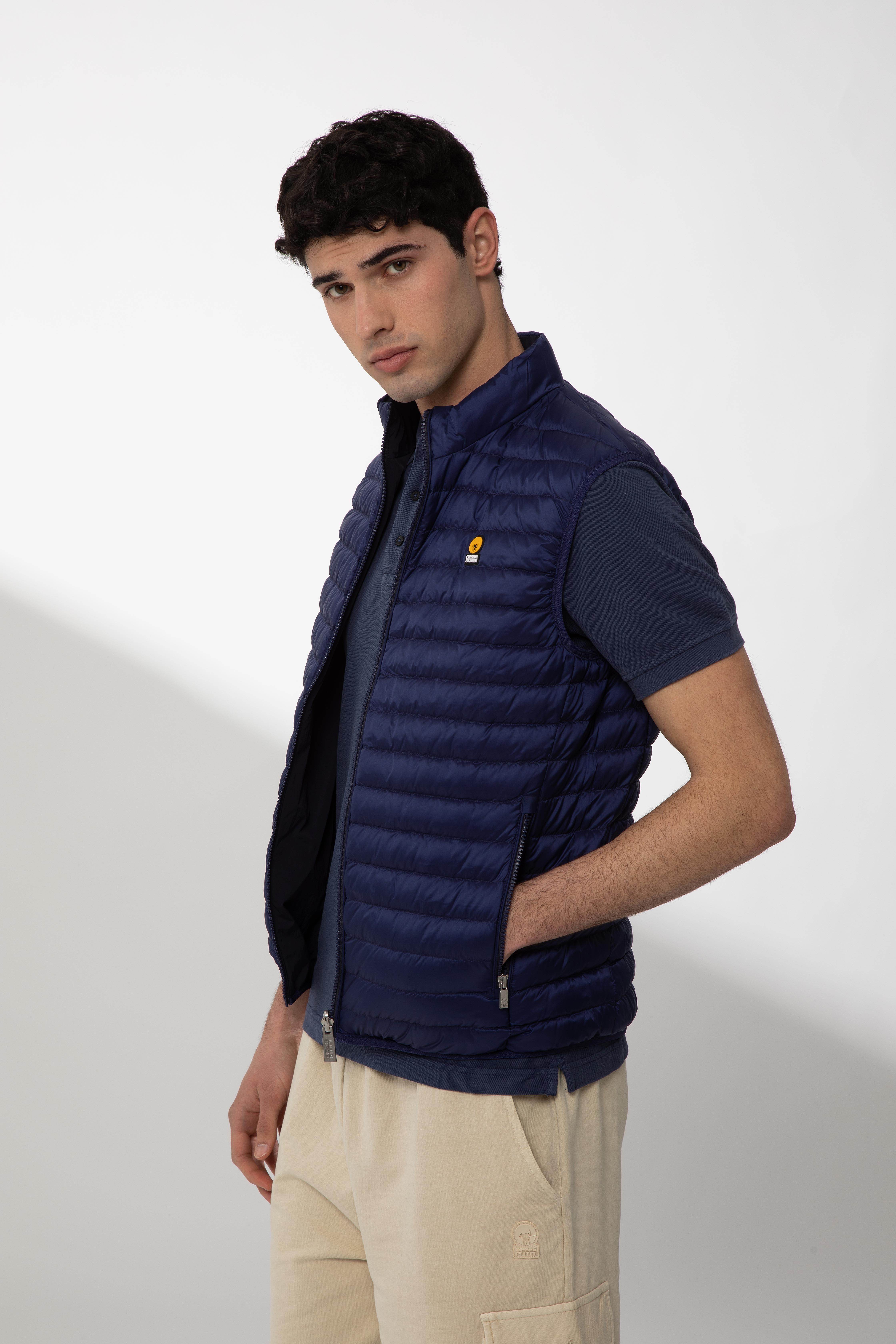 REMEL – Gilet reversibile blu