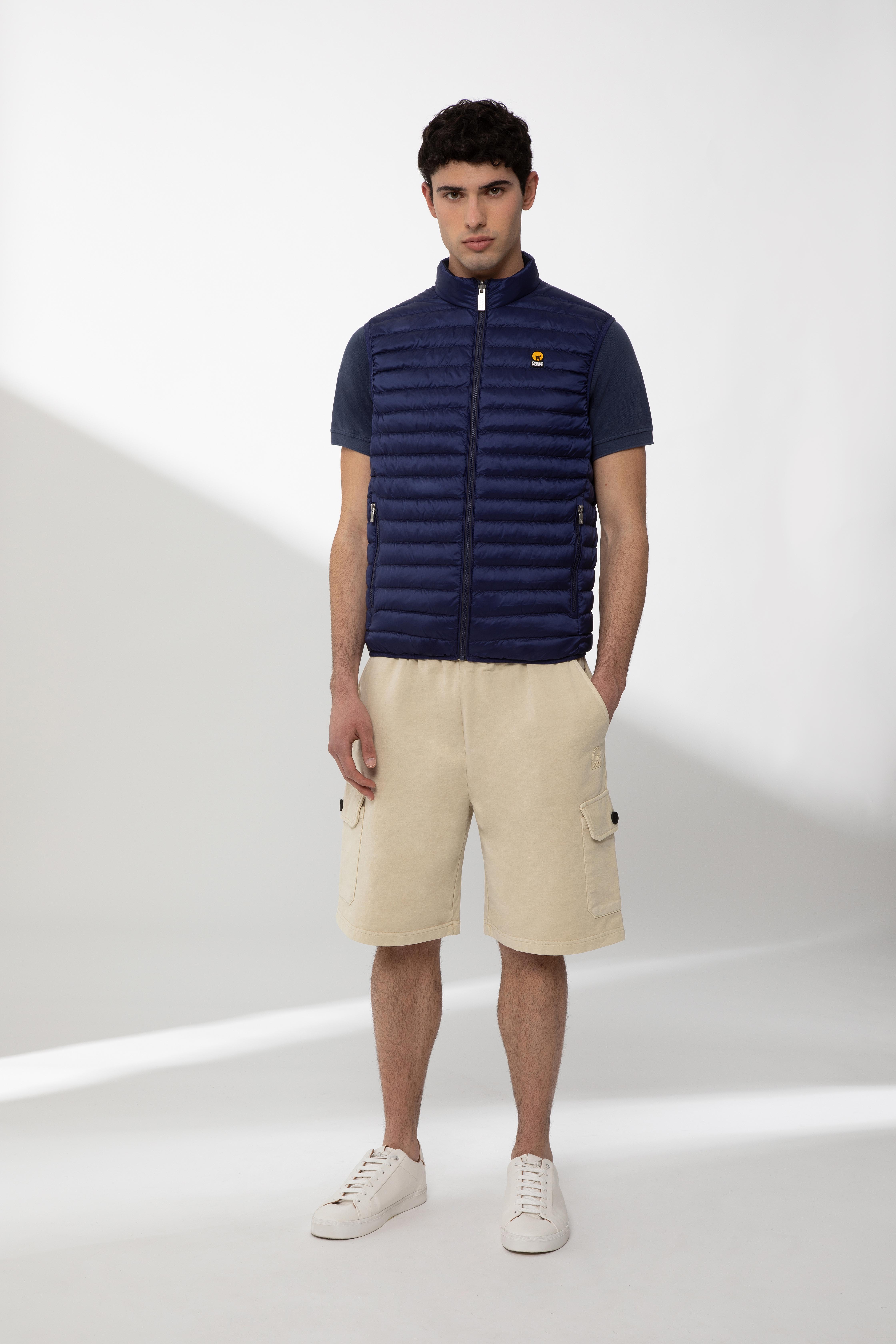 REMEL – Gilet reversibile blu