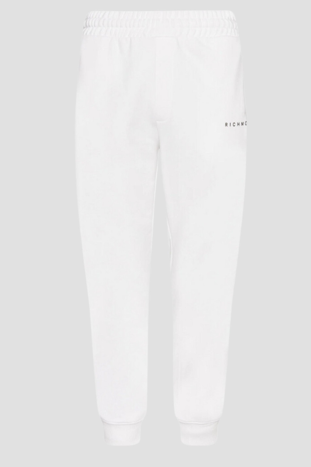 RICHMOND PANTALONI DA JOGGING CON LOGO SUL DAVANTI SANTUCCIO BIANCO