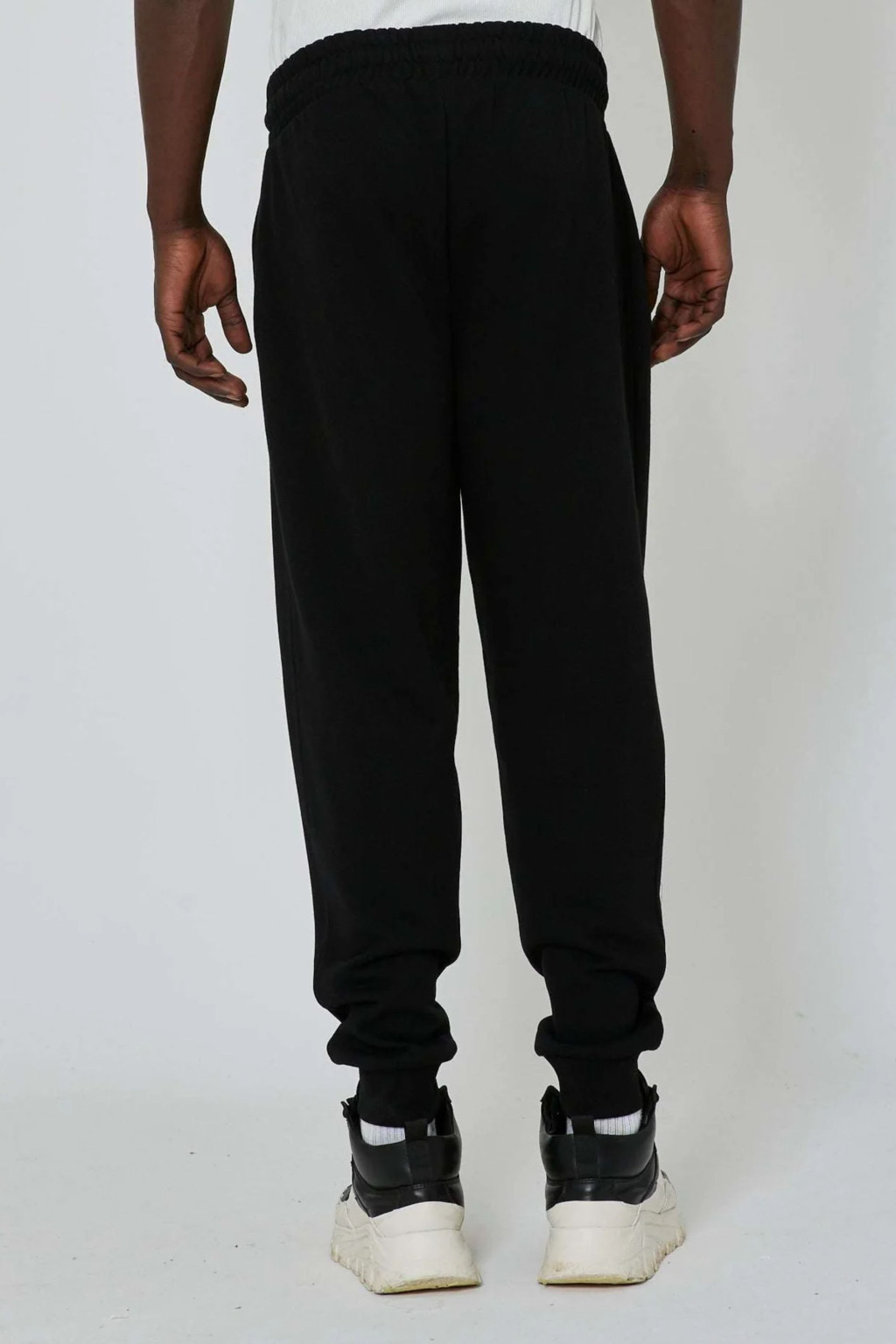 RICHMOND PANTALONI DA JOGGING CON LOGO SUL DAVANTI SANTUCCIO NERO