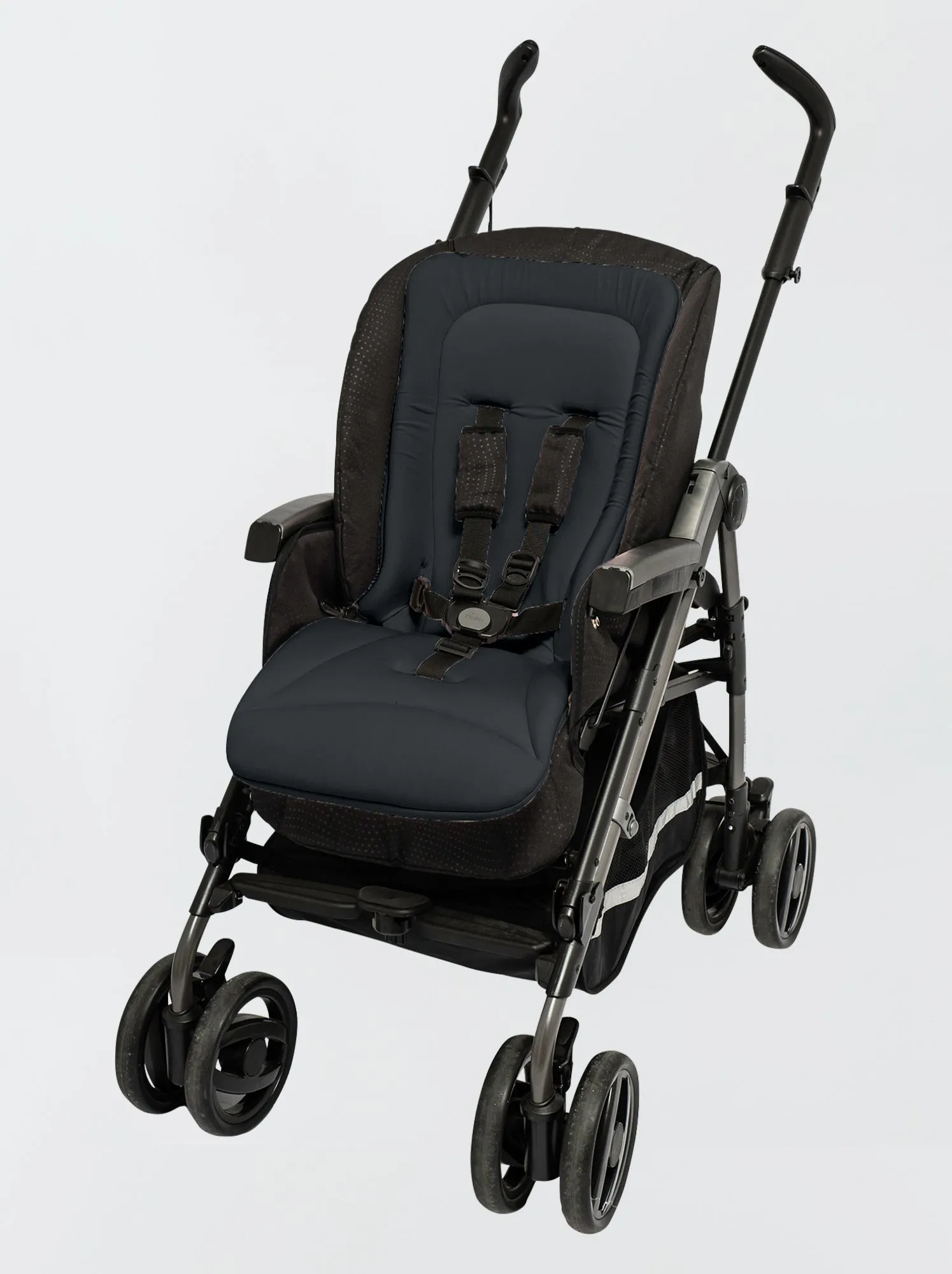 Rivestimento in memory foam per passeggino - NERO