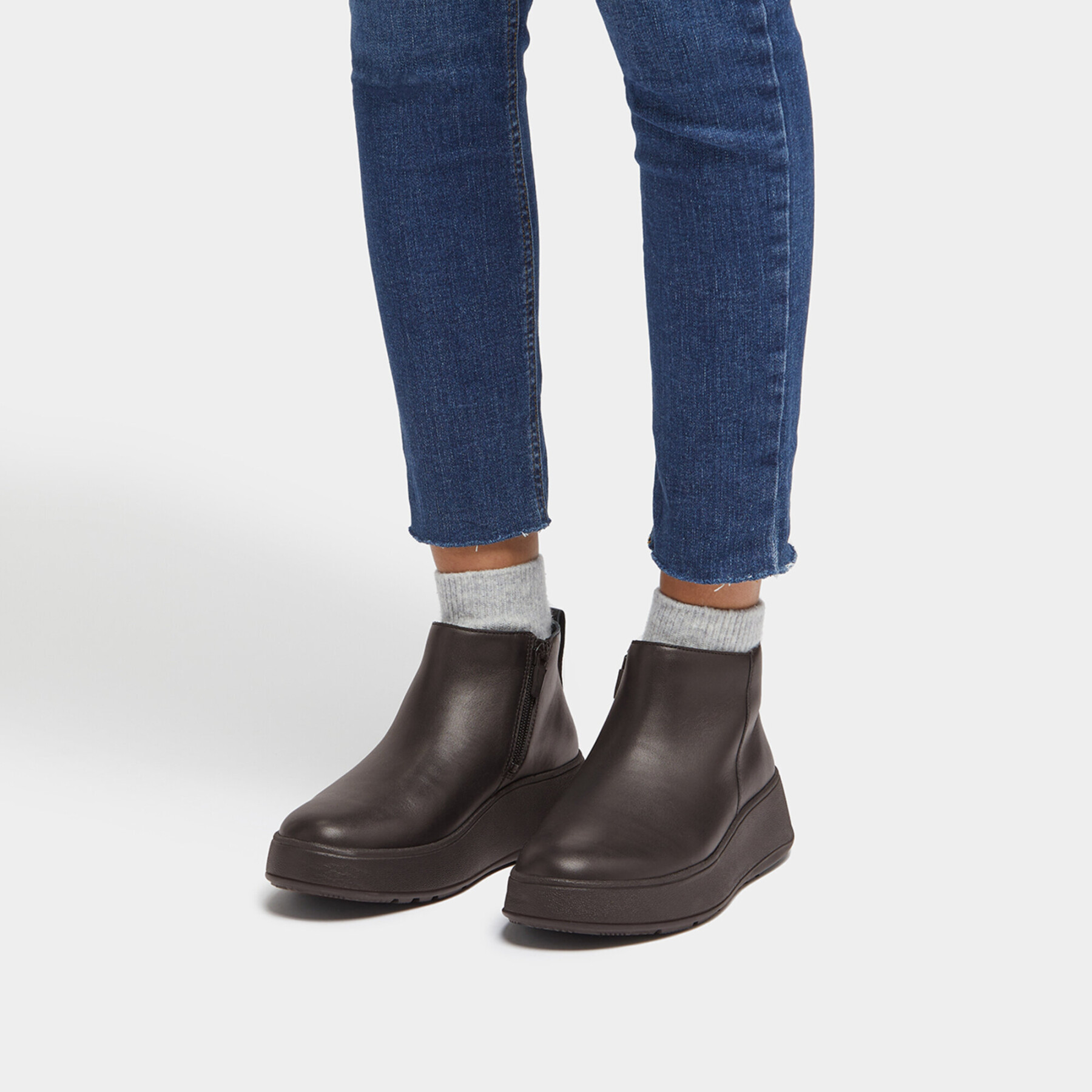 Scarponcini in pelle da dona FitFlop F-Mode