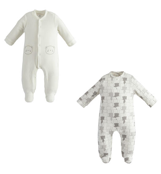 Set pigiama ciniglia neonato