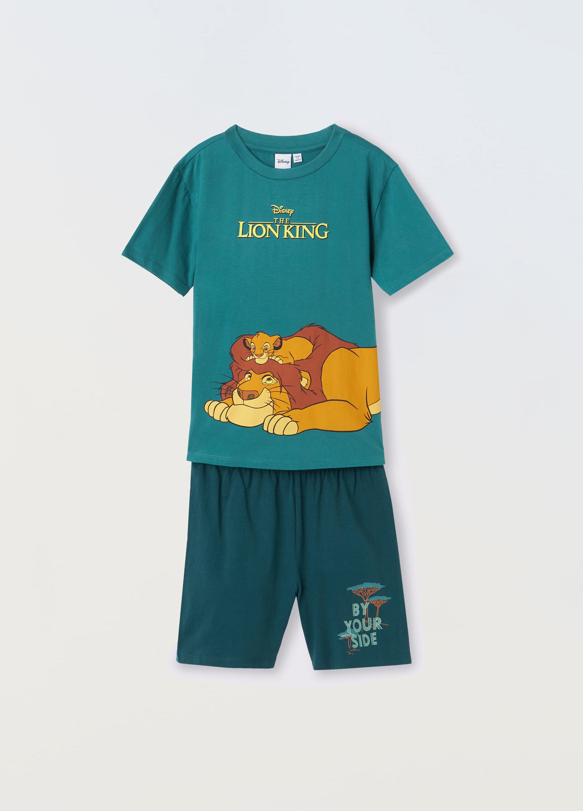 Set pigiama corto Re Leone bambino