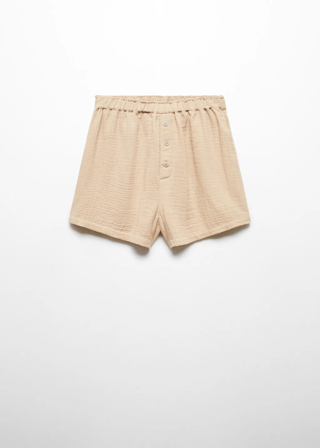 Short pigiama cotone garzato