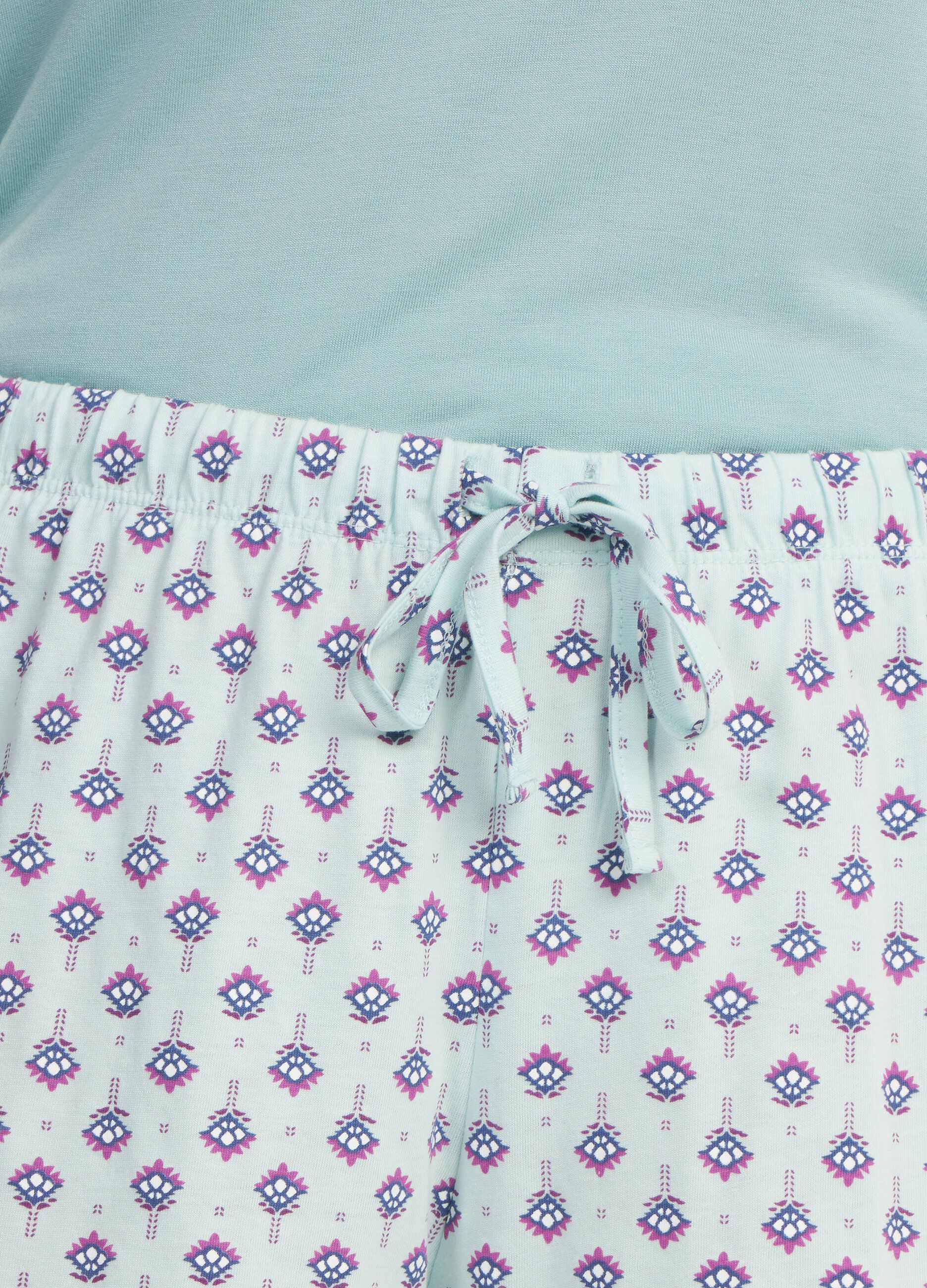 Shorts pigiama in puro cotone donna