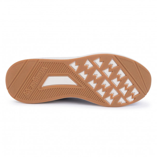 SNEAKERS ECOPELLE E TESSUTO GRIGIO