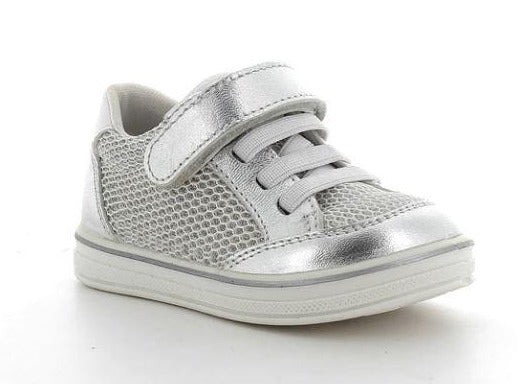 SNEAKERS METALLIZZATA ARGENTO