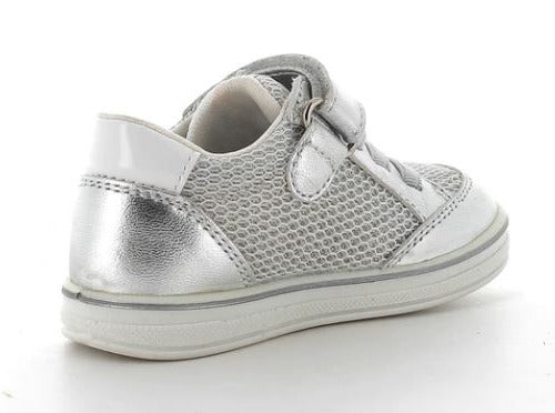 SNEAKERS METALLIZZATA ARGENTO