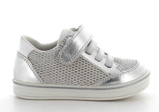 SNEAKERS METALLIZZATA ARGENTO