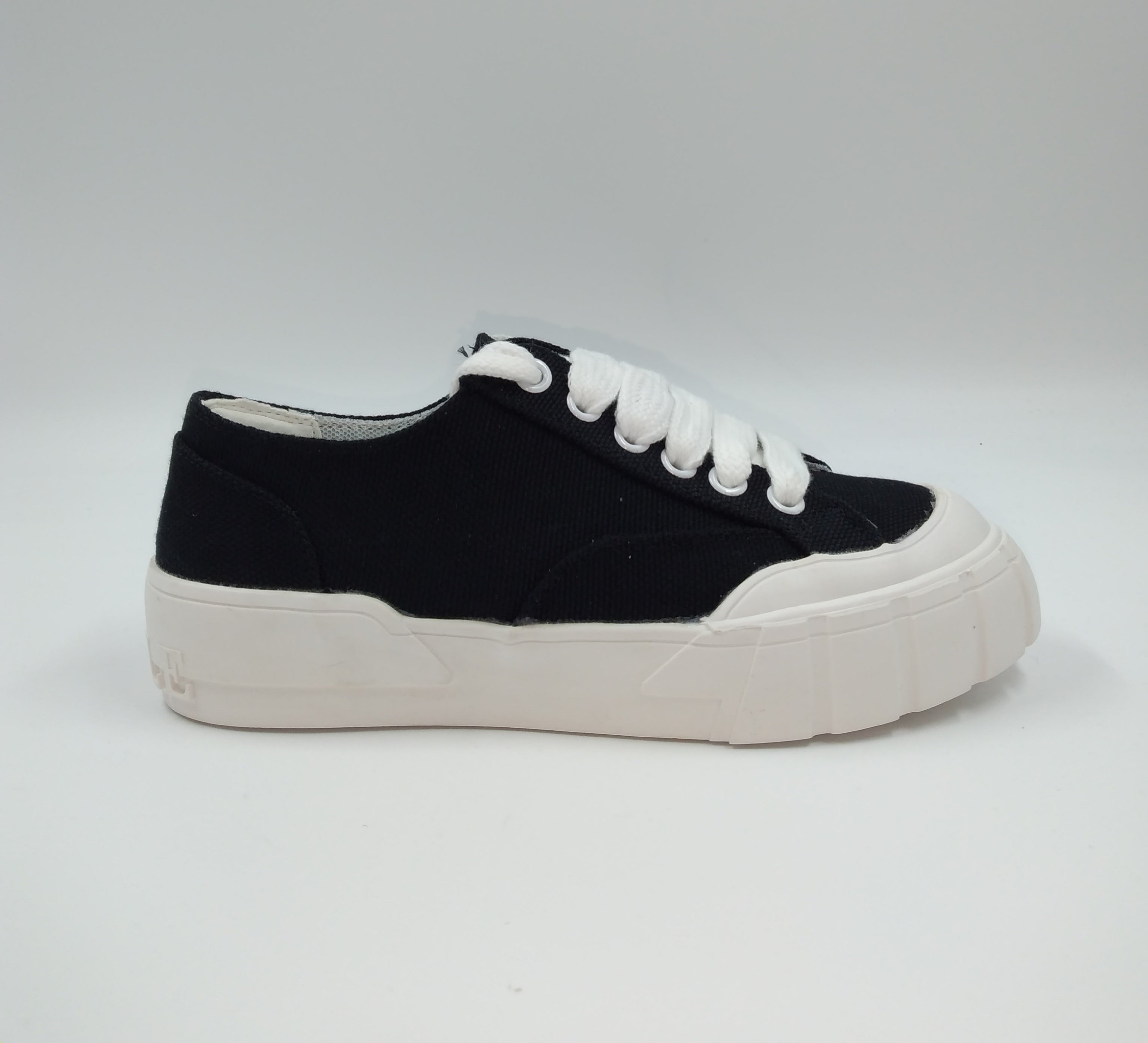 SNEAKERS TELA COTONE NERO