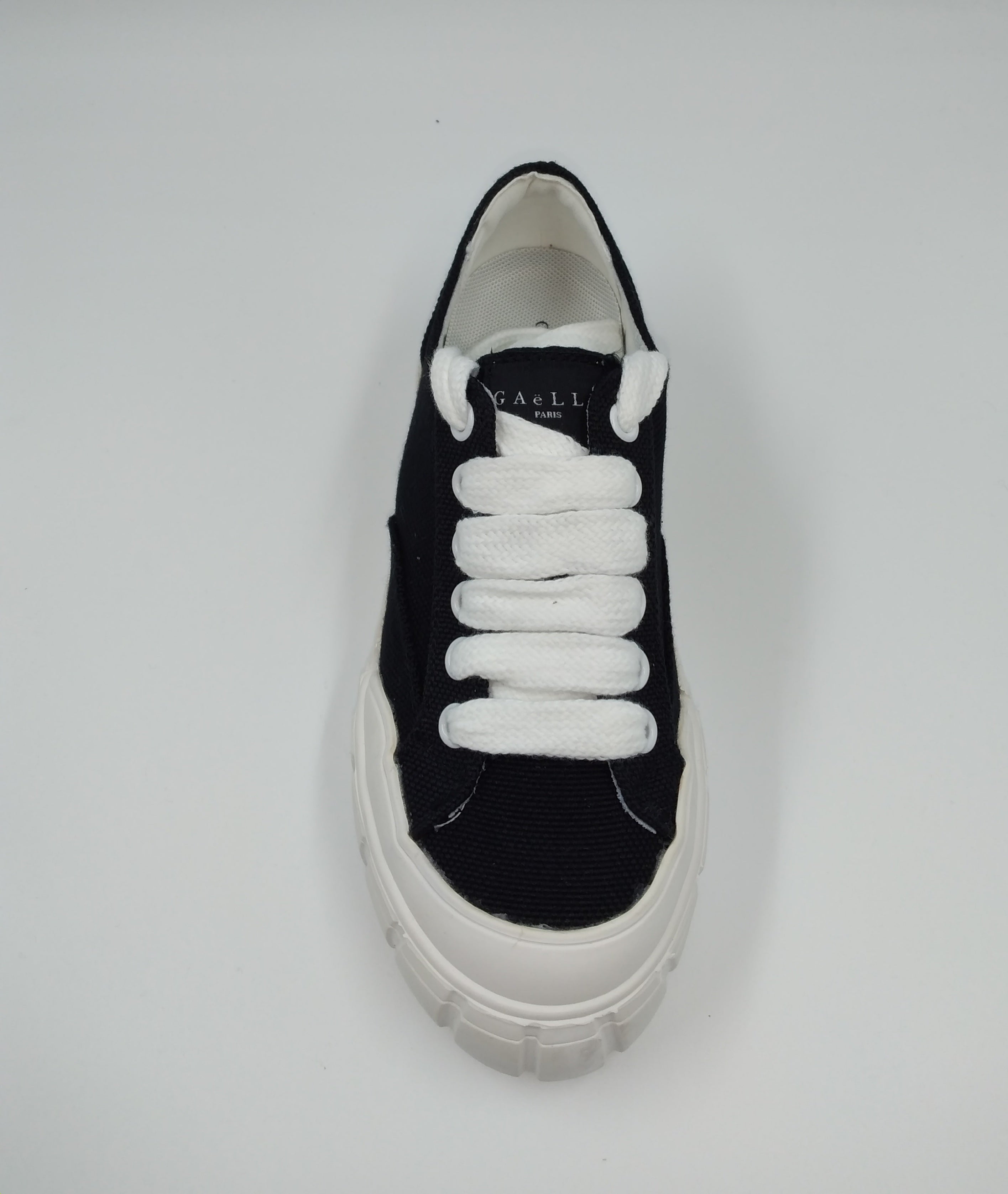 SNEAKERS TELA COTONE NERO