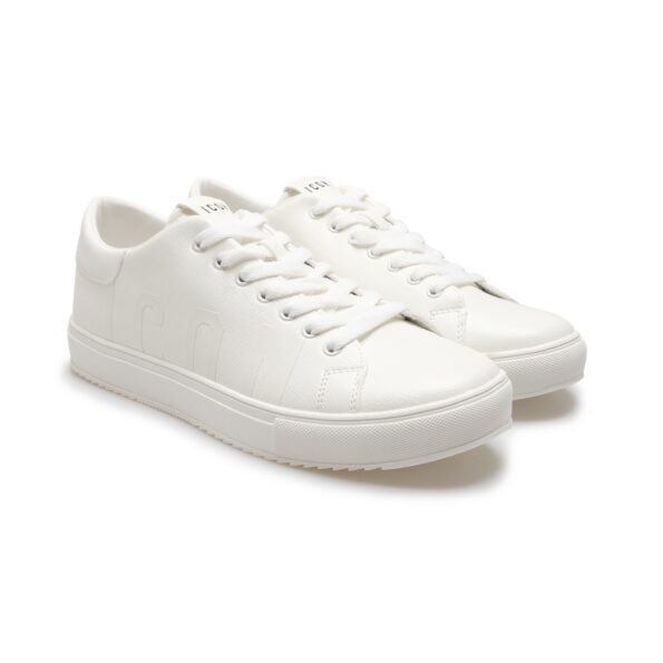 SNEAKERS WHITE LOGO LETTERING