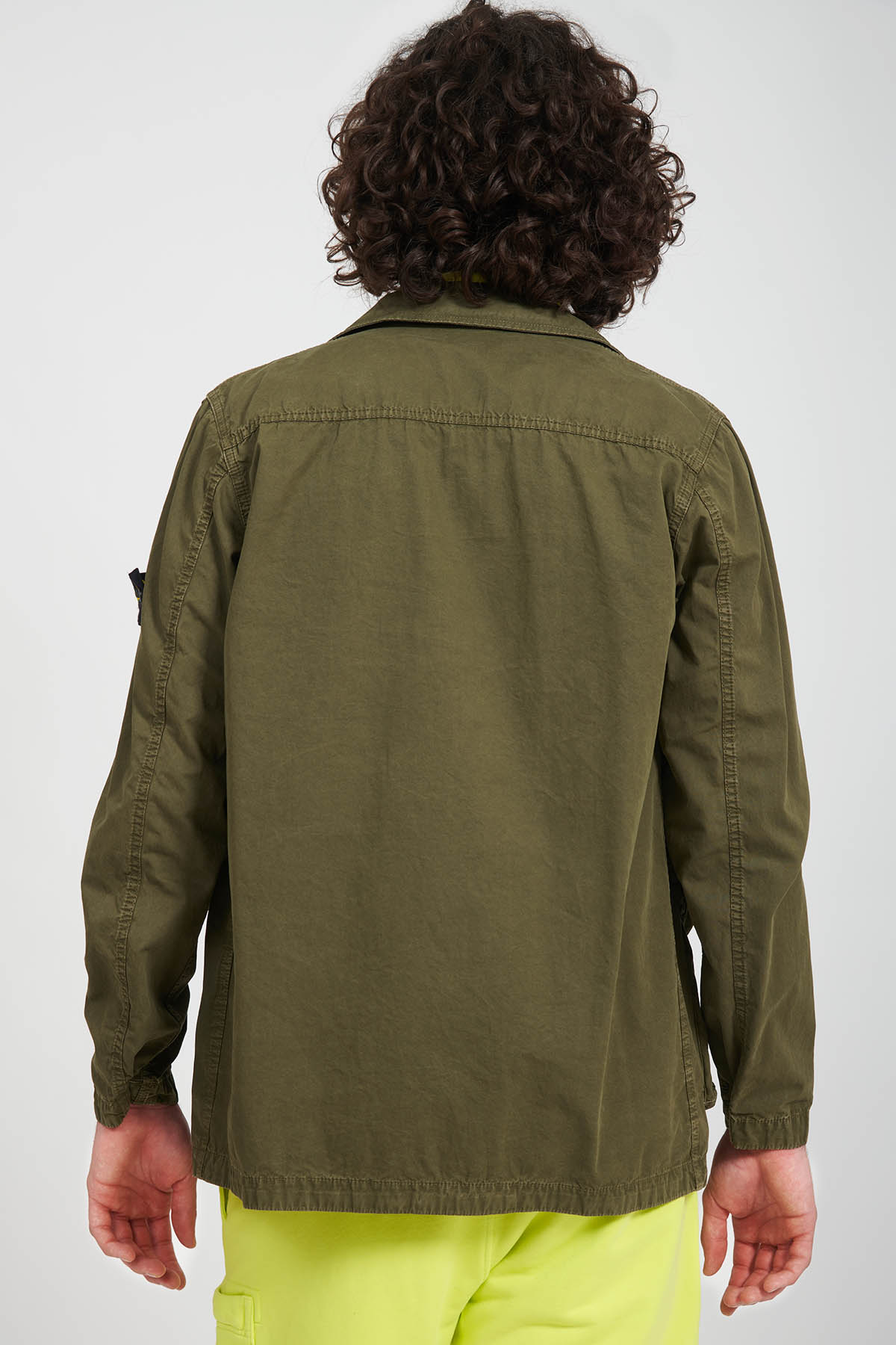 STONE ISLAND giacca in tela smerigliata