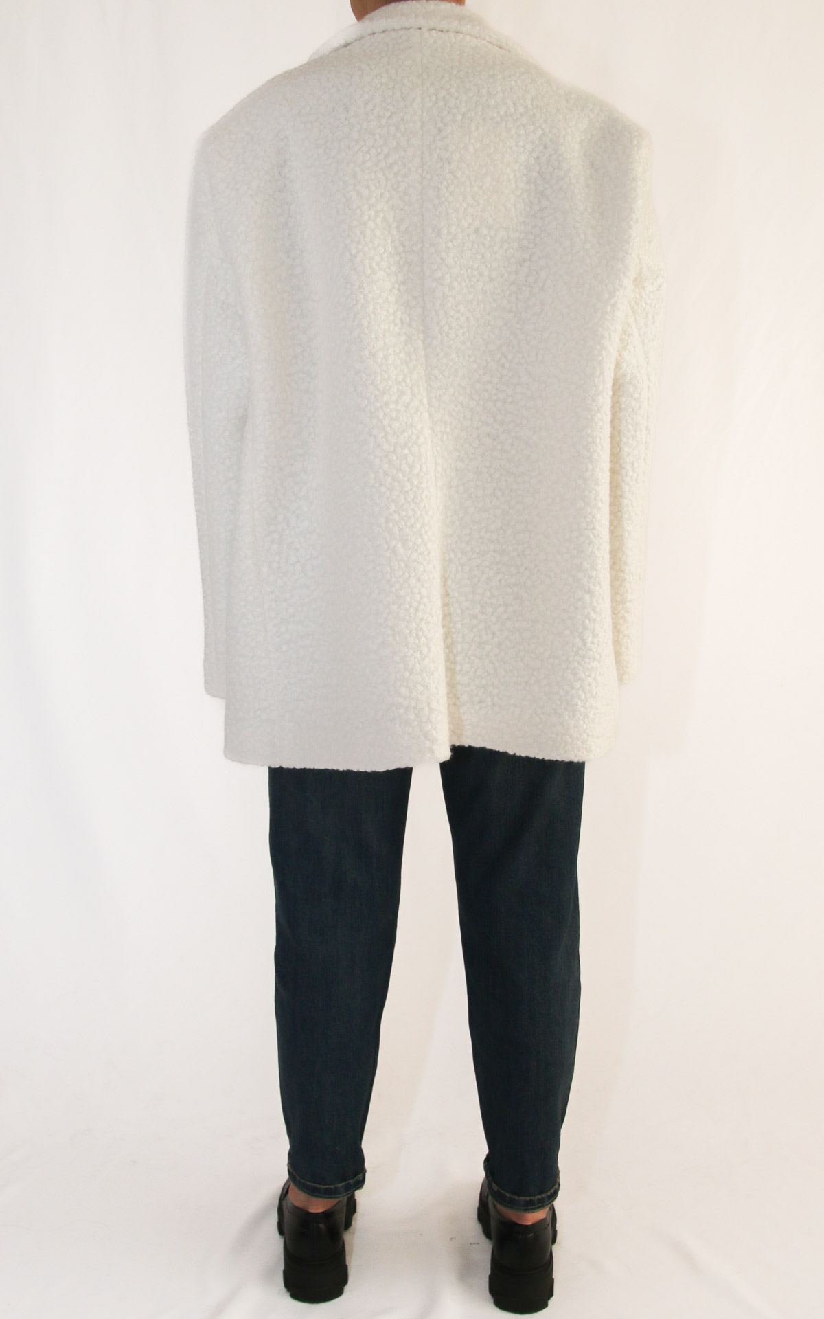 Susymix – Giacca boucle’ oversize – panna