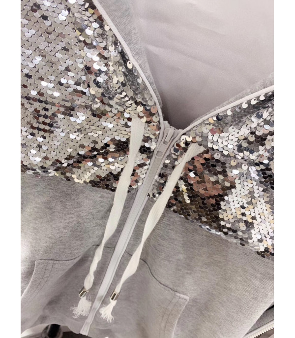 Tuta felpa sequin style